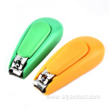 Wholesale carton Fashion creative baby safe nail clippers with magnifier